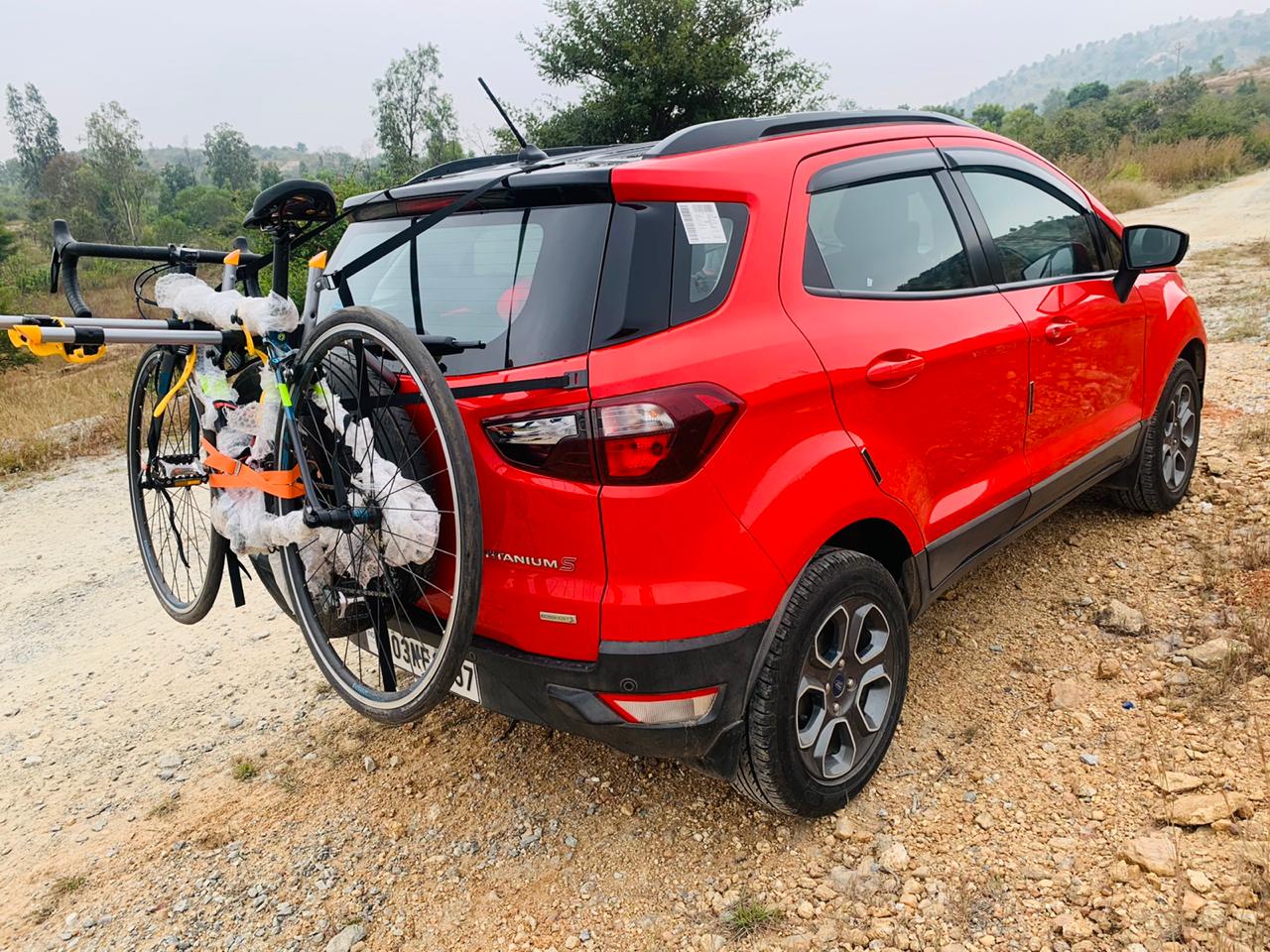 rear mounted car bike rack